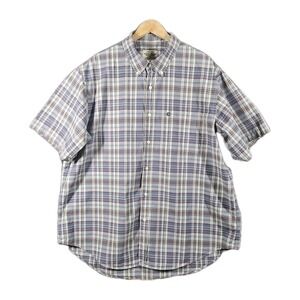 Polo Ralph Lauren Jeans Company Plaid Short Sleeve Button Up Men's 2XL